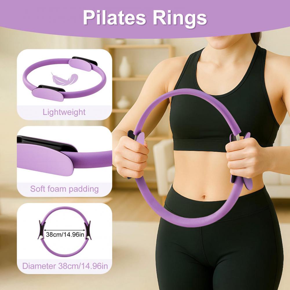 Pilates Yoga Resistance Ring - Женское кольцо для йоги и фитнеса,