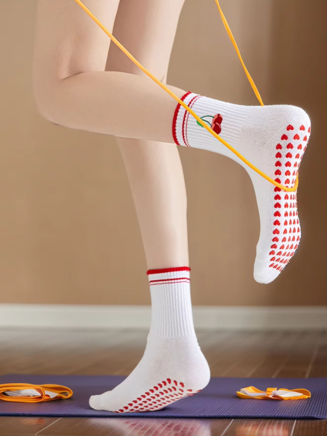Pilates & Yoga Unleashed International Academy Yonkers - 1 пара профессиональных носков для йоги,