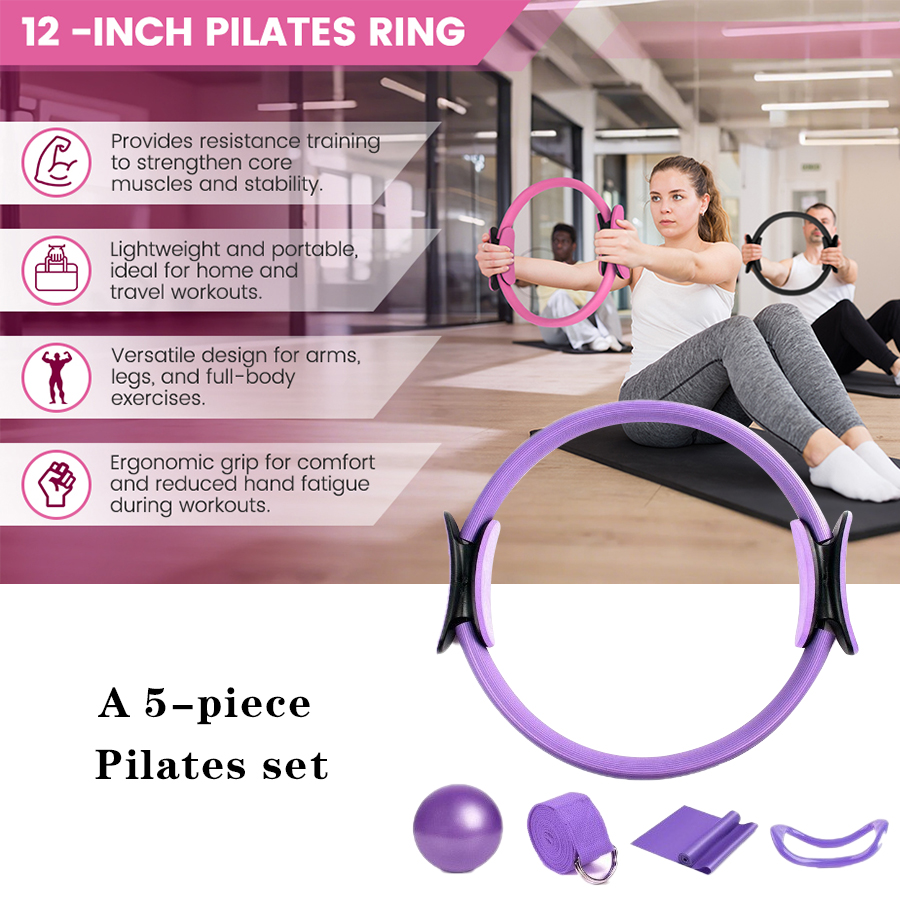 Индивидуальный логотип, 5 пред – обзор и цена Pilates Yoga Resistance Ring