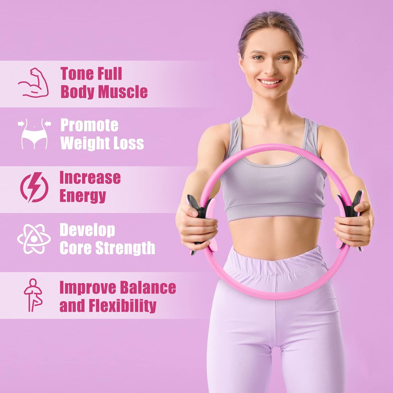Кольцо для пилатеса Magic Ring – обзор и цена Pilates Yoga Resistance Ring
