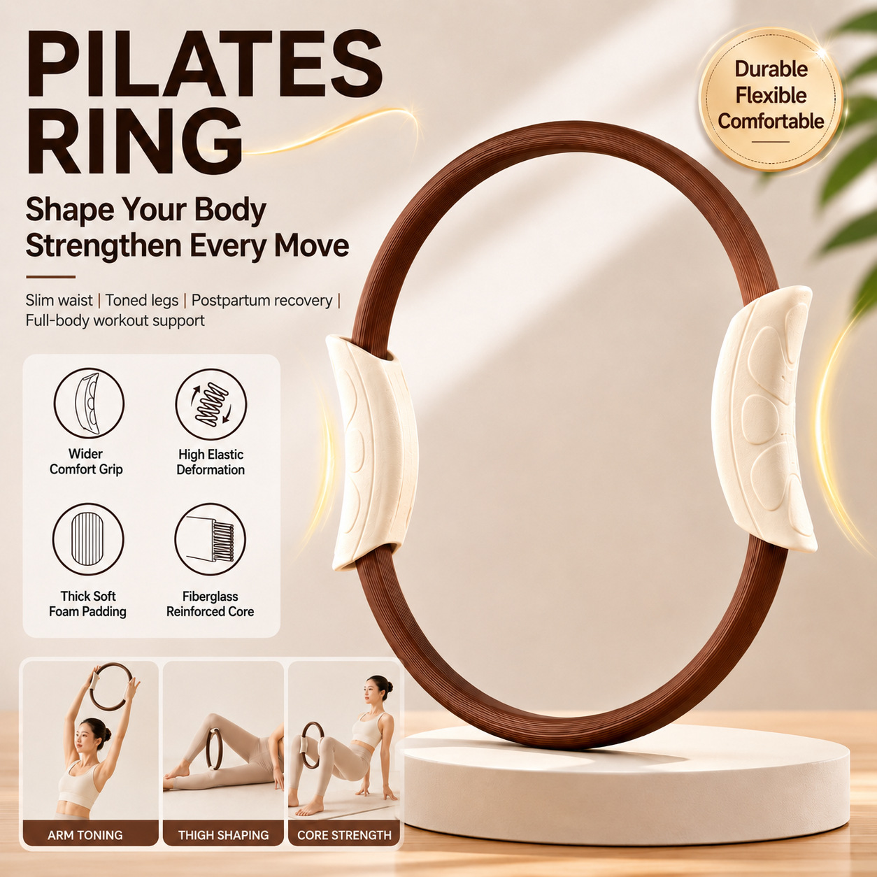 Кольцо для пилатеса, кольцо дл – обзор и цена Pilates Yoga Resistance Ring