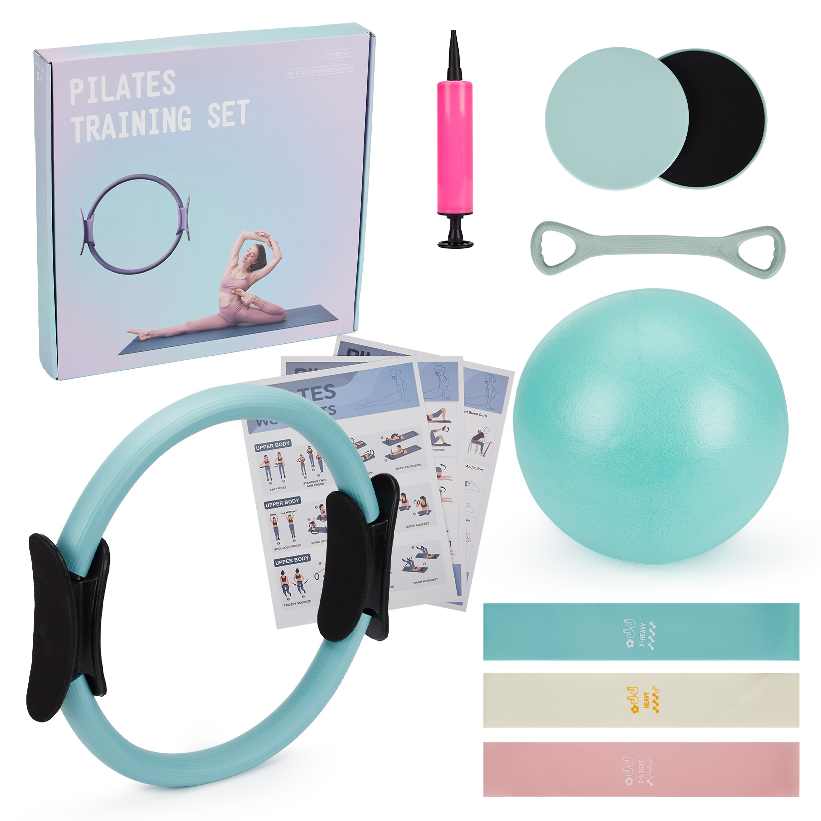 Набор для пилатеса, 6-в-1: кол – обзор и цена Pilates Ring Magic